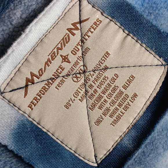 MOMENTUM PERFORMANCE OUTFITTERS VINTAGE "TRAVERSE" EMBROIDERED FULL ZIP HOODIE P - Picture 16 of 16